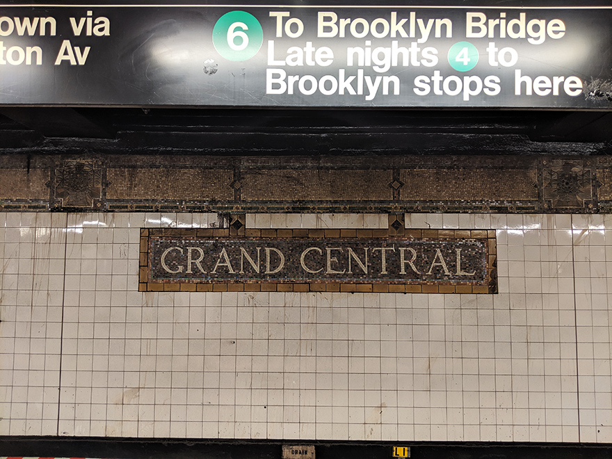 ニューヨーク旅行　Grand Central Terminal　グランドセントラル
