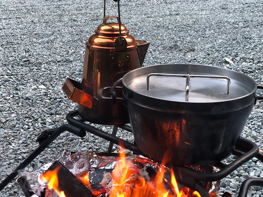 ソト（SOTO）のステンレスダッチオーブンでキャンプ料理